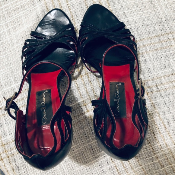 Ankle Strap 3.5" Wedge Sandals Made in Spain - Picture 8 of 16